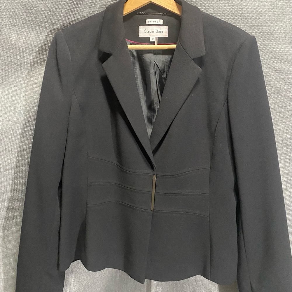 Calvin Klein Charcoal Women's Blazer